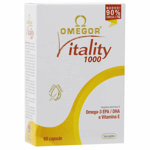 Omegor - Omegor vitality 1000 60 capsule molli