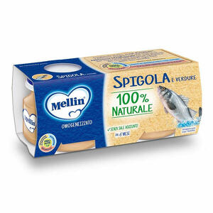 Mellin - Omogeneizzato di spigola e verdure 4 x 80 g