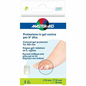 Master aid  protezione conica master-aid footcare 5 dito 2 pezzi c3 - Protezione conica master-aid footcare 5 dito 2 pezzi c3