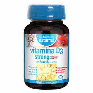 Naturmil - Vitamina d3 strong 2000 ui 90 compresse