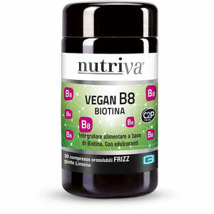 Nutriva - Vegan b8 fizz 30 compresse limone