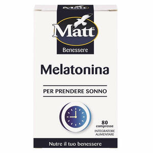 Matt benessere melatonina - 80 compresse