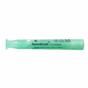 Coloplast - Catetere vescicale autolubrificante idrofilo pronto all'uso per donna speedicath compact misura ch12 30 pezzi articolo 28582