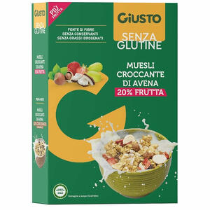 Giusto - Senza glutine muesli avena frutta secca 275 g