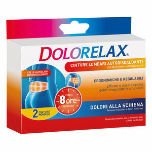 Dolorelax - Cintura lombare autoriscaldante  2 pezzi