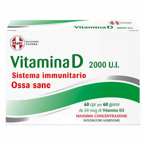 Matt - Pharma vitamina d 60 compresse