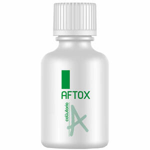 Aftox  colluttorio - Aftox collutorio flacone bianco, con tappo e misurino dispositivo medico indicato in tutte le lesioni del cavo orale e nei processi infiammatori correlati 100 ml 1 pezzo