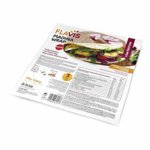 Flavis - Piadina wrap aproteica 3 pezzi da 80 g