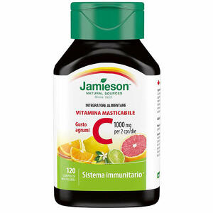 Biovita - Jamieson vitamina c 1000 masticabile agrumi 120 compresse