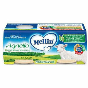 Mellin - Omogeneizzato agnello 2 x 120 g