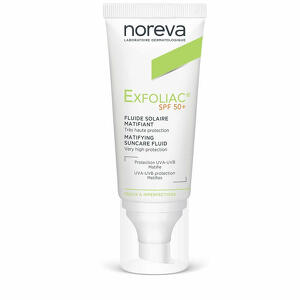 Noreva - Exfoliac fluide solaire matifiant spf50+ 40ml