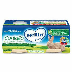 Mellin - Omogeneizzato coniglio 2x120 g