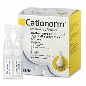 Cationorm - Gocce 30 fiale monodose da 0,4 ml