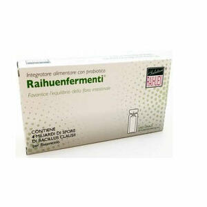 Raihuen - Fermenti probiotici di bacillus clausii 20 fiale monodose da 5 ml