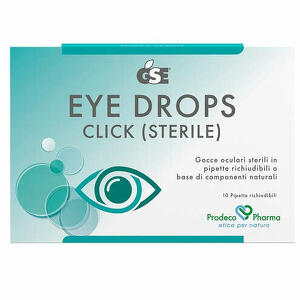 Gse - Eye drops click gocce oculari 10 pipette 0,5 ml