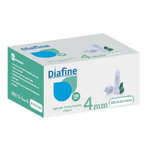 Diacare - Ago pungidito per insulina diafine 32gx4mm 100 pezzi