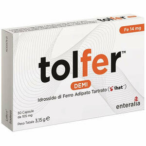 Tolfer - Demi ihat idrossido di ferro adipato tartrato nano 30 capsule