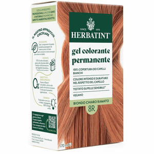 Herbatint - 8r biondo chiaro ramato 170 ml