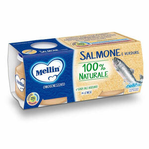 Mellin - Omogeneizzato di salmone e verdure 4 x 80 g