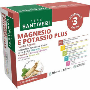 Magnesio e potassio plus - Magnesio & potassio plus sali minerali 10 bustine