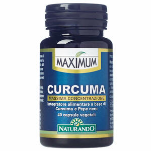 Maximum curcuma - 40 capsule vegetali