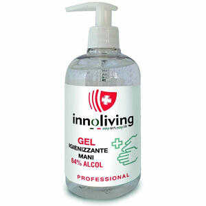 Innoliving - Gel igienizzante mani 64% alcol 500 ml