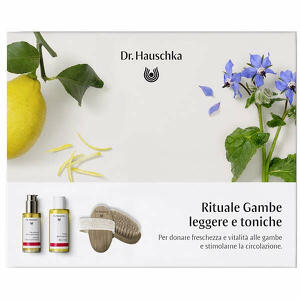 Dr. hauschka rituale gambe leggere e toniche - Dr hauschka rituale gambe leggere 1 tonico gambe 100 ml + 1 olio trattante limone lemongrass 75 ml