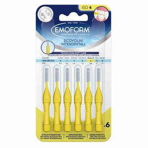 Emoform - Emoform scovolino iso 4 giallo 6 pezzi