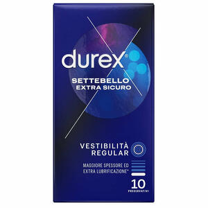 Durex - Profilattico durex settebello extra sicuro 10 pezzi