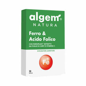 Algem natura - Ferro&acido folico 30 capsule