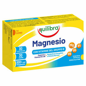 Equilibra - Magnesio con vitamine gruppo b 30 compresse