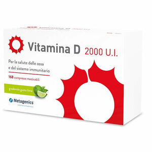 Metagenics - Vitamina d 2000 ui 168 compresse masticabili