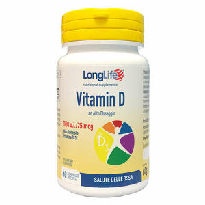 Long life - Longlife vitamin d 1000ui 60 compresse