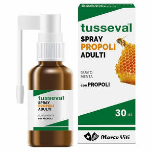 Tusseval - Tusseval gola propoli spray per adulti 30ml