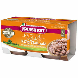 Plasmon - Plasmon omogeneizzato fagioli borlotti e carote 2x80 g