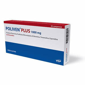 Poliven plus 1000 mg - Poliven plus 30 compresse