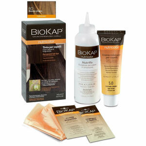 Biokap - Biokap nutricolor 8,0 new biondo chiaro tinta tubo + flacone