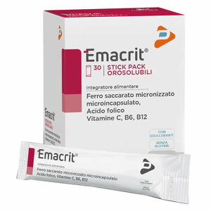 Pharma line - Emacrit orosolubile 30 stick pack