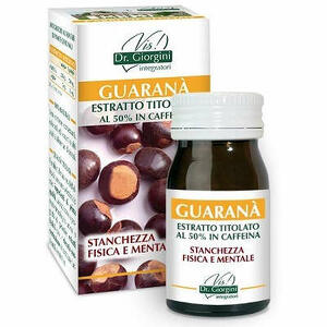 Giorgini - Guarana' estratto titolato 60 pastiglie