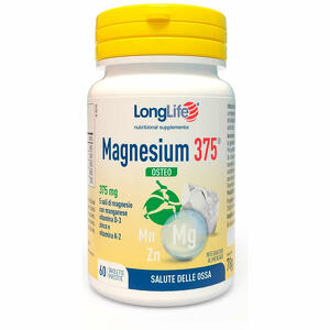 Long life - Longlife magnesium 375 osteo 60 tavolette