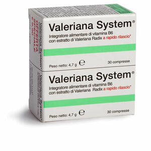 Valeriana system - Valeriana system 30 compresse+30 compresse