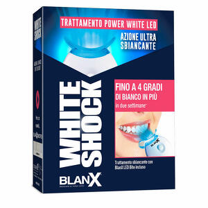 Biorepair - Blanx white shock trattamento power white gel 30ml con bite