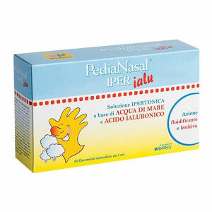 Pediatrica - Pedianasal iper soluzione ipertonica con acido ialuronico 20 flaconcini monodose da 5ml