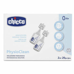 Chicco - Soluzione fisiologica per aerosol chicco physioclean 20 x 2ml