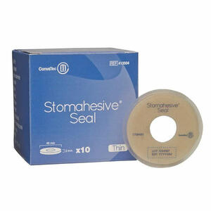 Convatec italia - Anello stomia stomahesive seal foro apertura 18mm diametro 48mm 10 pezzi