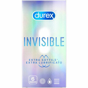 Durex - Durex invisible extra lubrificato 6 pezzi