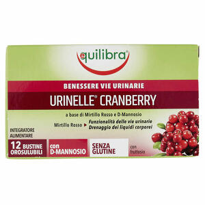 Equilibra - Urinelle cranberry 12 bustine orosolubili