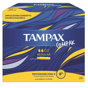 Tampax - Tampax compax regular 24 pezzi