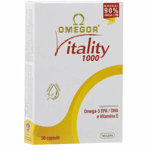 Omegor - Omegor vitality 1000 30 capsule molli