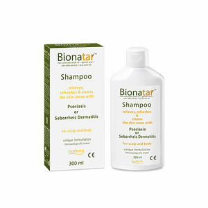 Logofarma - Bionatar shampoo indicato in presenza di sintomi di psoriasi o dermatite seborroica 300ml ce